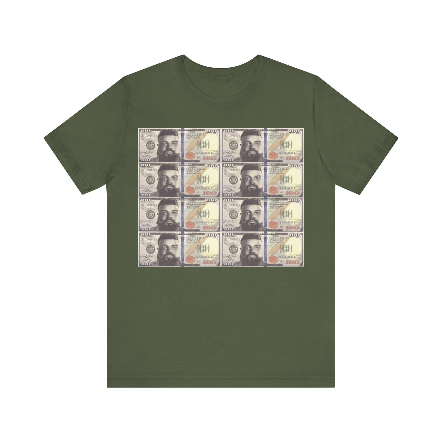 Joeyy Dollar Bill Unisex Short Sleeve Tee