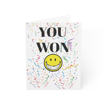 You Won! Greeting Cards