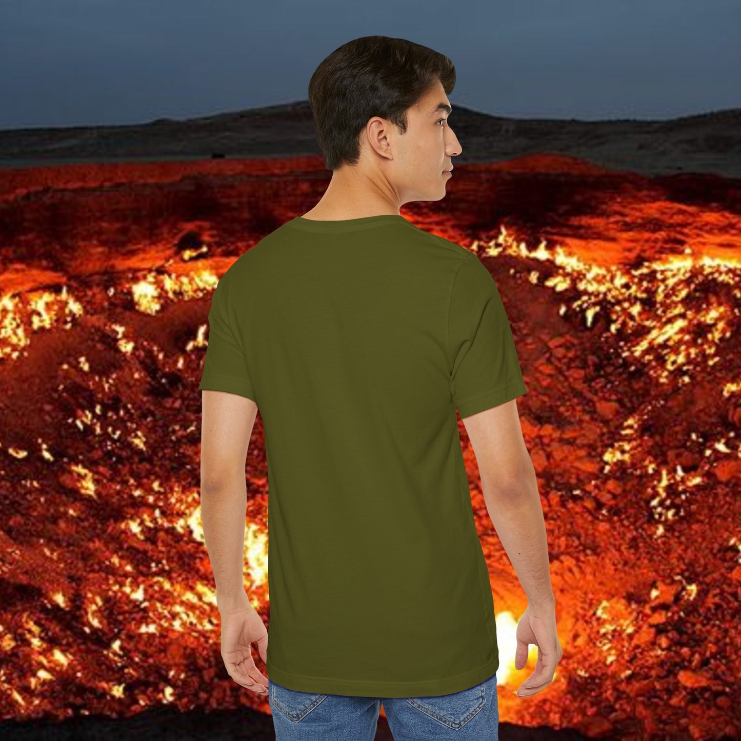 The World Is My Ashtray Front Design Unisex Short Sleeve Tee