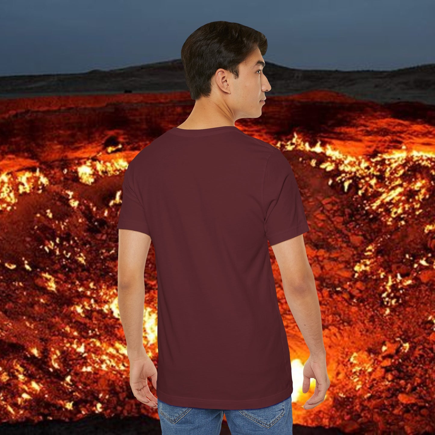 The World Is My Ashtray Front Design Unisex Short Sleeve Tee