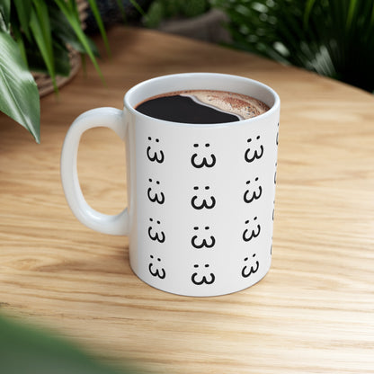 :3 Ceramic Mug, 11oz