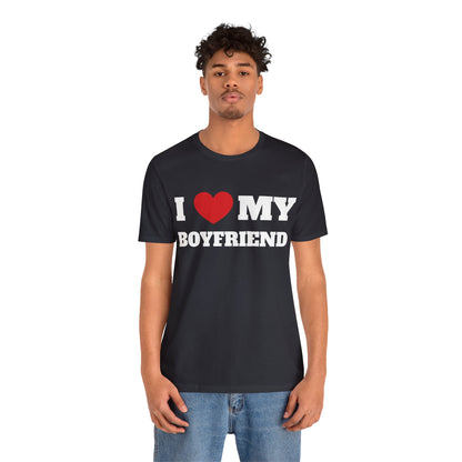 I Heart My BF Unisex Short Sleeve Tee