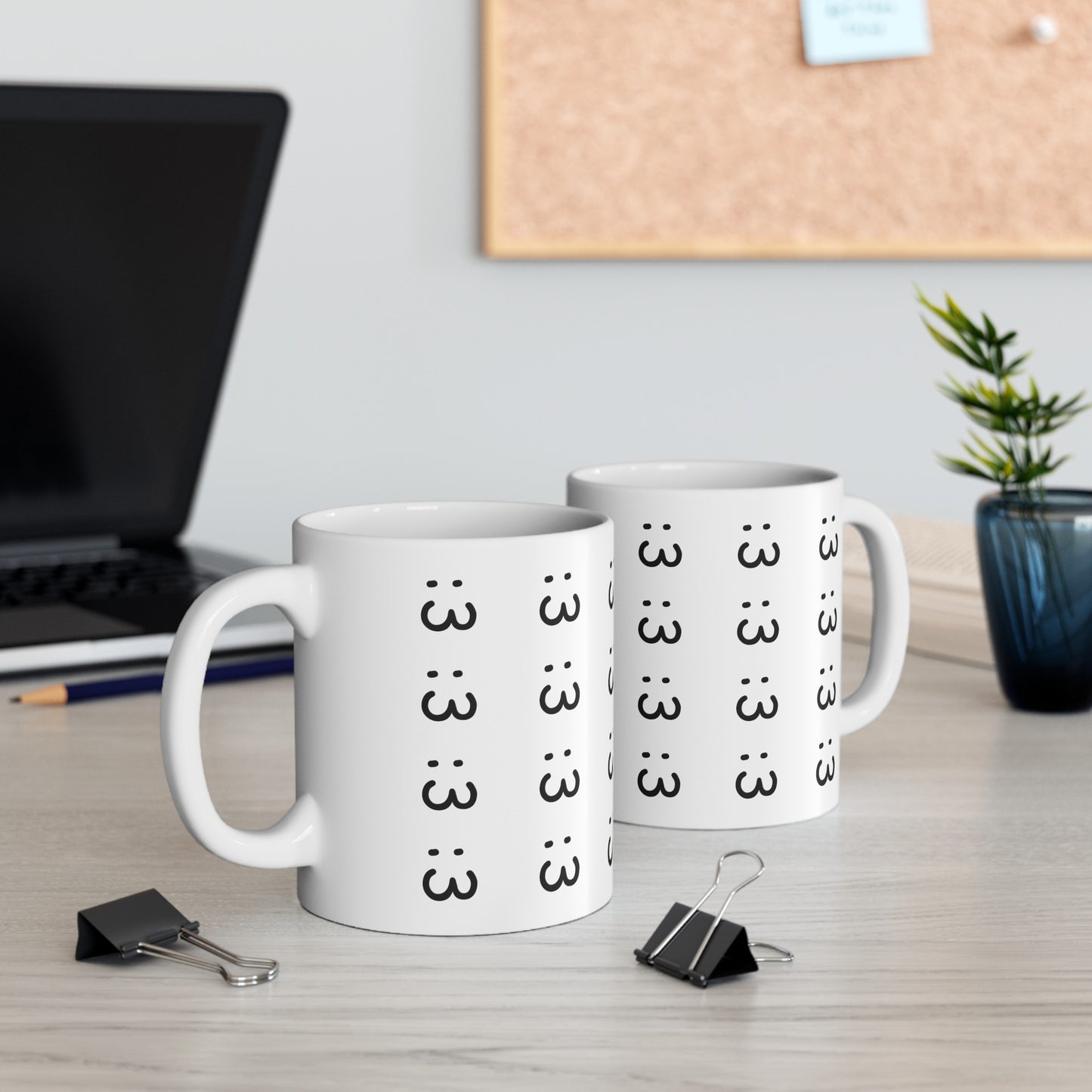 :3 Ceramic Mug, 11oz