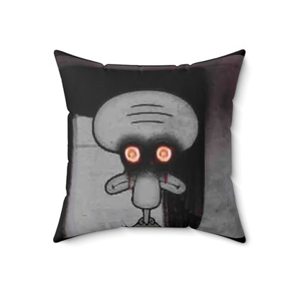 Red Mist Spun Polyester Square Pillow