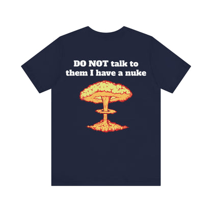 I Heart My Partner Nuke Unisex Short Sleeve Tee