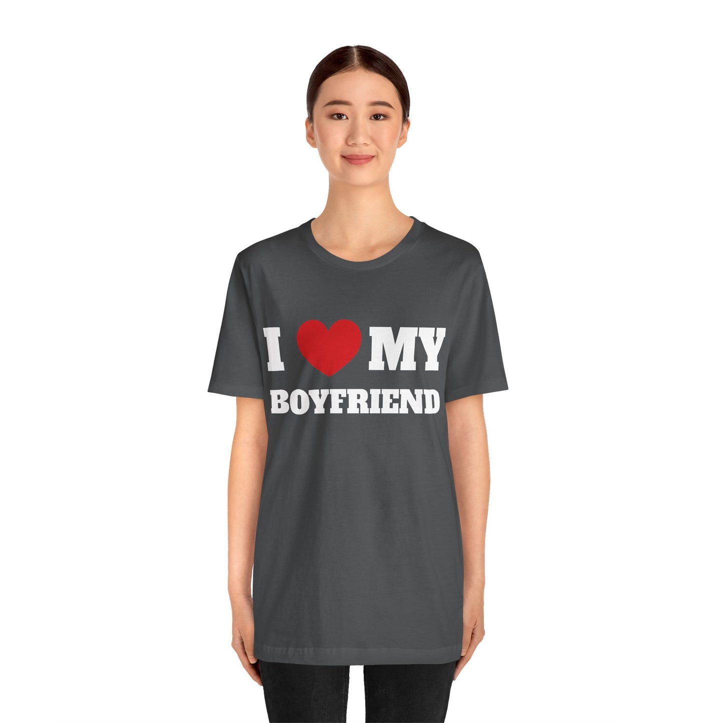 I Heart My BF Unisex Short Sleeve Tee