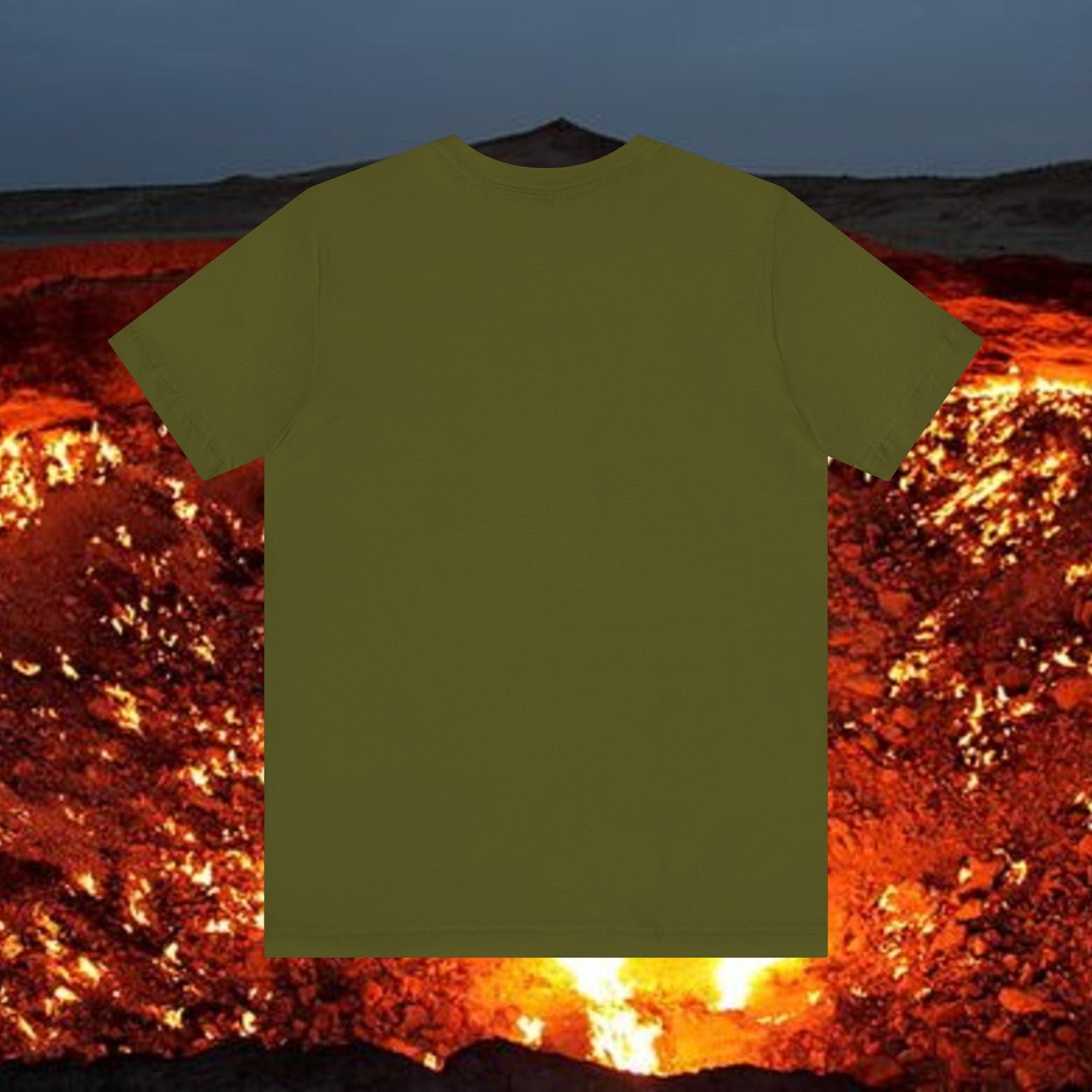 The World Is My Ashtray Front Design Unisex Short Sleeve Tee
