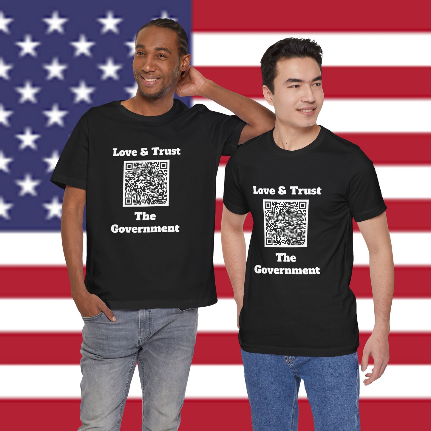 Love & Trust The Government Unisex Short Sleeve Tee