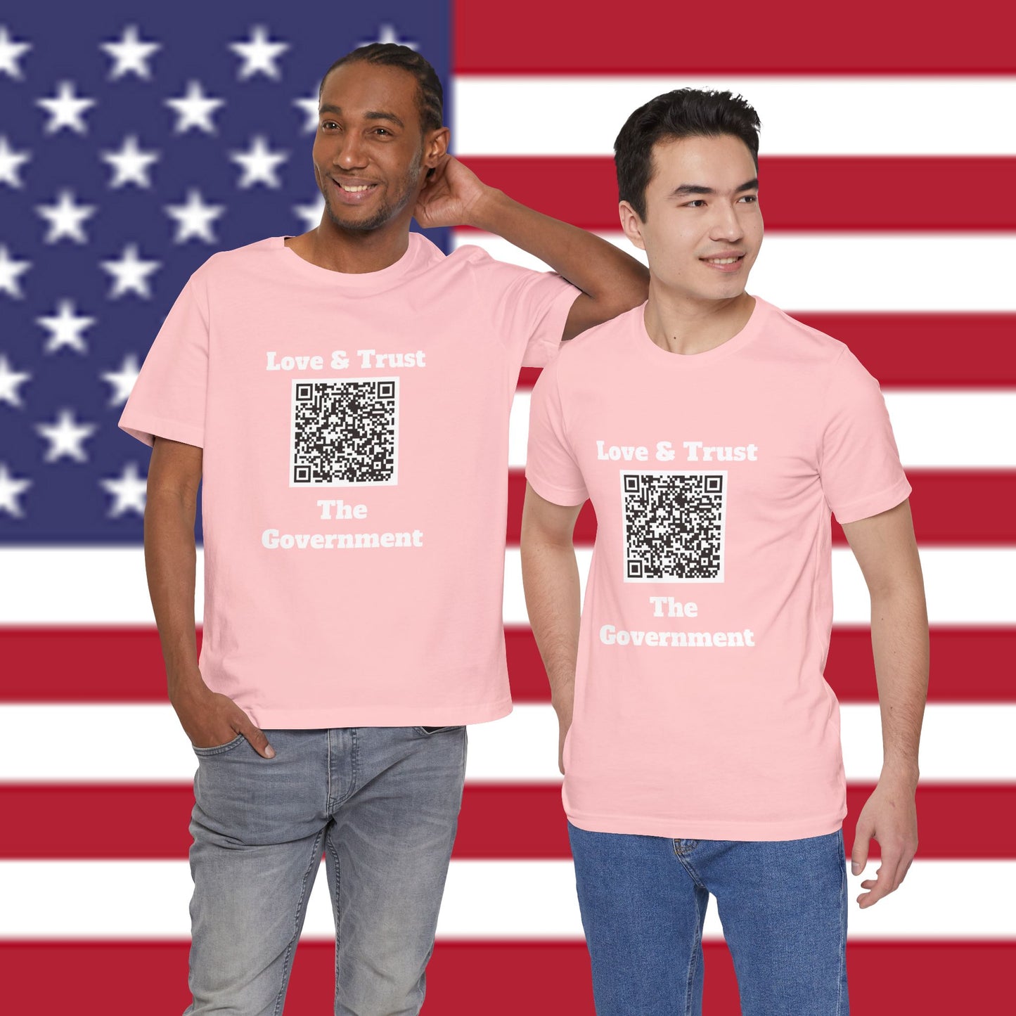 Love & Trust The Government Unisex Short Sleeve Tee