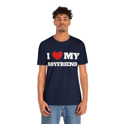 I Heart My BF Unisex Short Sleeve Tee