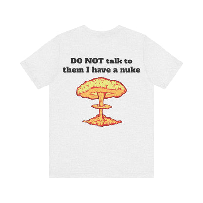 I Heart My Partner Nuke Unisex Short Sleeve Tee