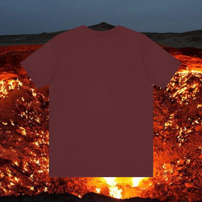 The World Is My Ashtray Front Design Unisex Short Sleeve Tee