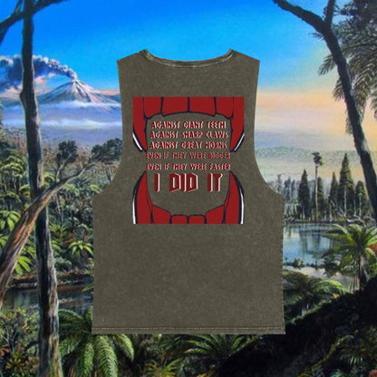 Dinosaur Slayer Stonewash Tank Top