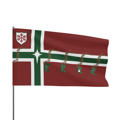 Christmas Flag North Star