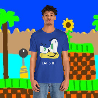 Legally Distinct The Hedgehog Eat Shit Unisex Short Sleeve Tee