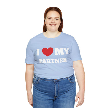 I Heart My Partner They Have Nukes Unisex Short Sleeve Tee