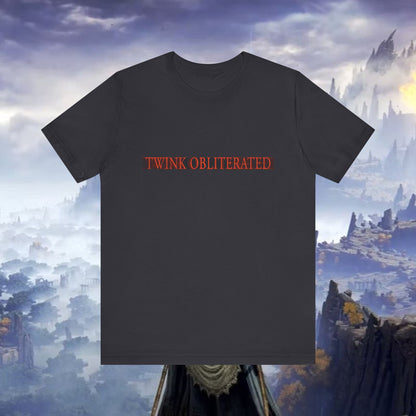 Twink Obliterated Unisex Short Sleeve Tee