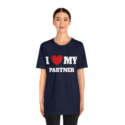 I Heart My Partner They Have Nukes Unisex Short Sleeve Tee