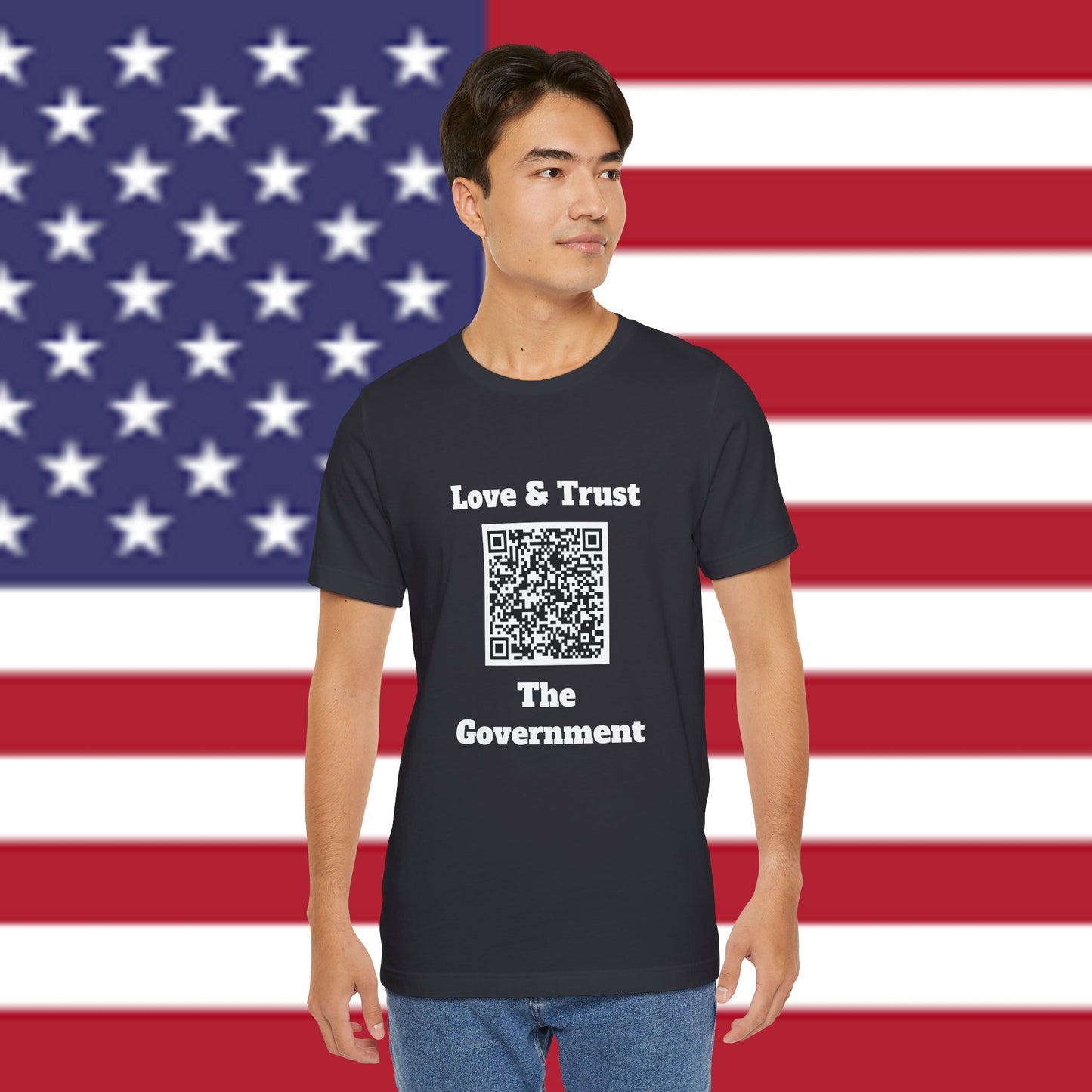 Love & Trust The Government Unisex Short Sleeve Tee