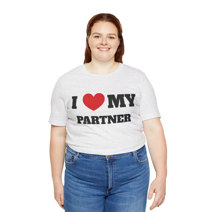 I Heart My Partner They Have Nukes Unisex Short Sleeve Tee