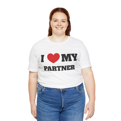 I Heart My Partner They Have Nukes Unisex Short Sleeve Tee