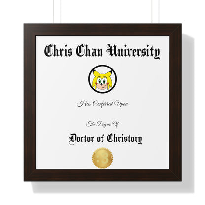 Christory Framed Horizontal Poster