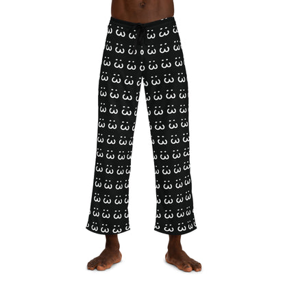 Black :3 Pajama Pants (AOP)