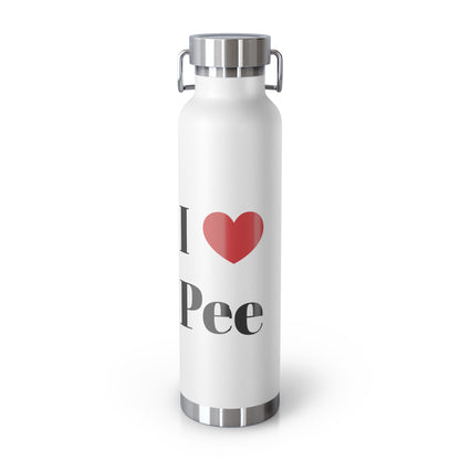 Pee Insulated Bottle, 22oz