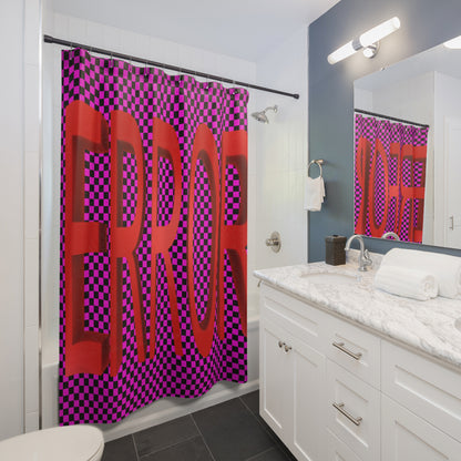 No Texture Error Shower Curtains