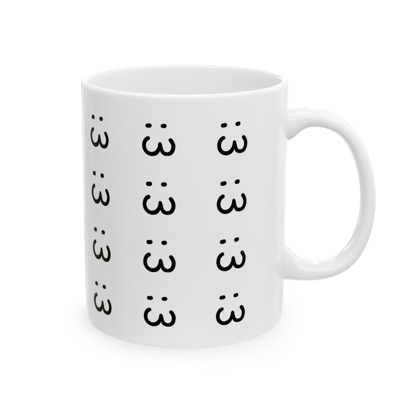 :3 Ceramic Mug, 11oz
