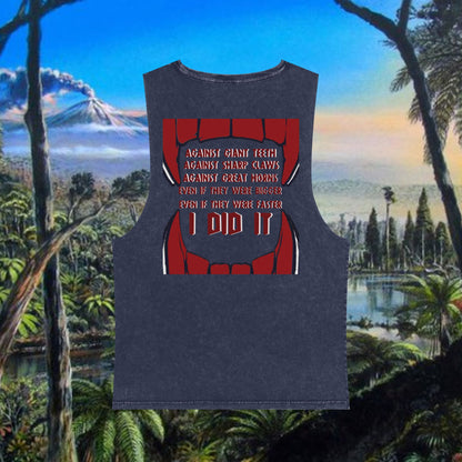Dinosaur Slayer Stonewash Tank Top