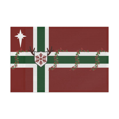 Christmas Flag No Stockings 1