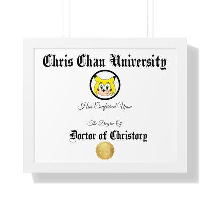 Christory Framed Horizontal Poster