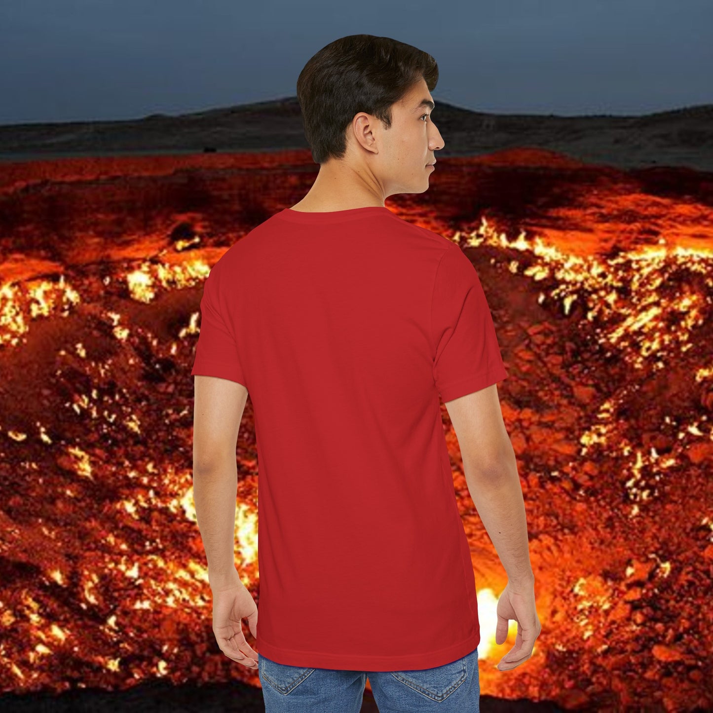 The World Is My Ashtray Front Design Unisex Short Sleeve Tee