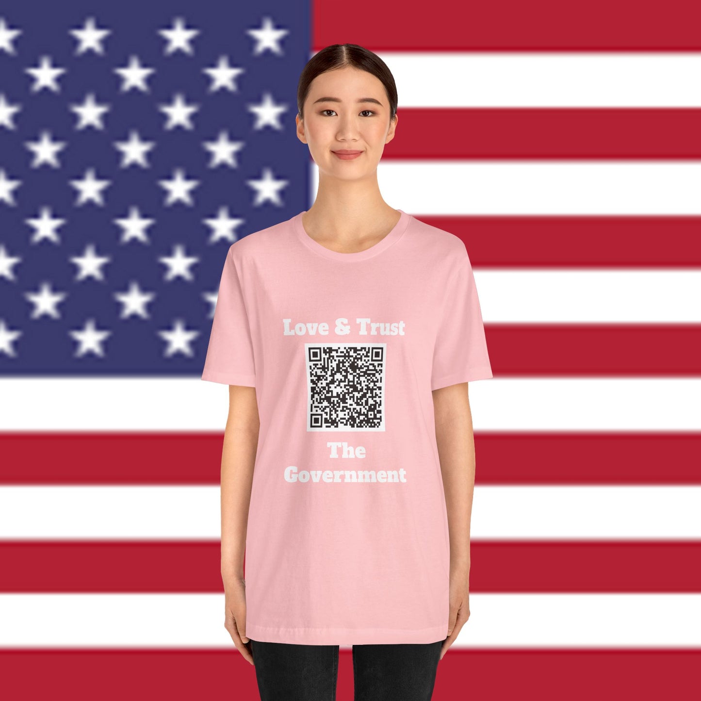 Love & Trust The Government Unisex Short Sleeve Tee