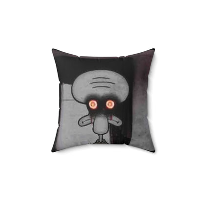 Red Mist Spun Polyester Square Pillow