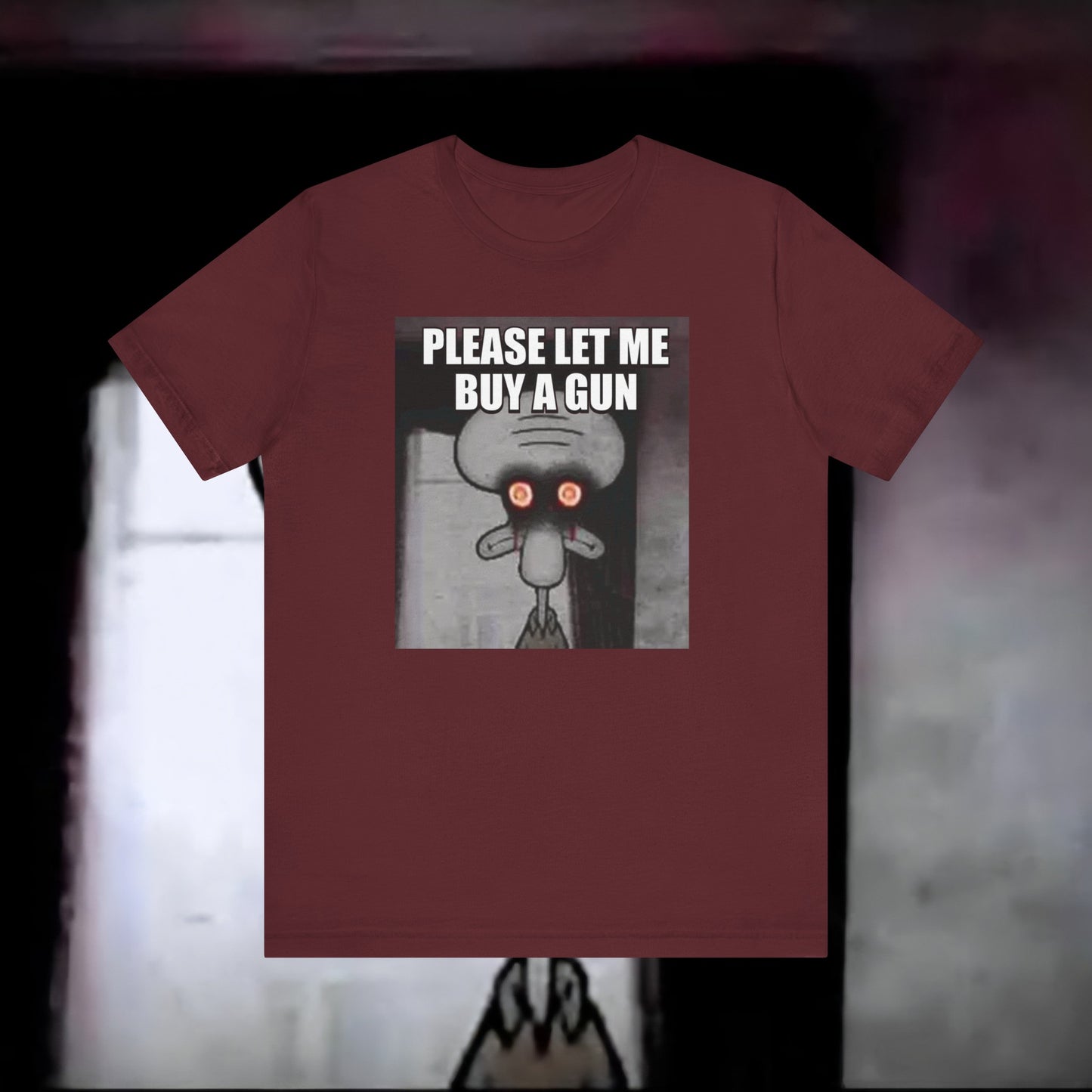 Please Let Me Buy Red Mist Unisex Short Sleeve Tee