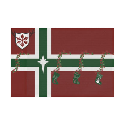 Christmas Flag North Star