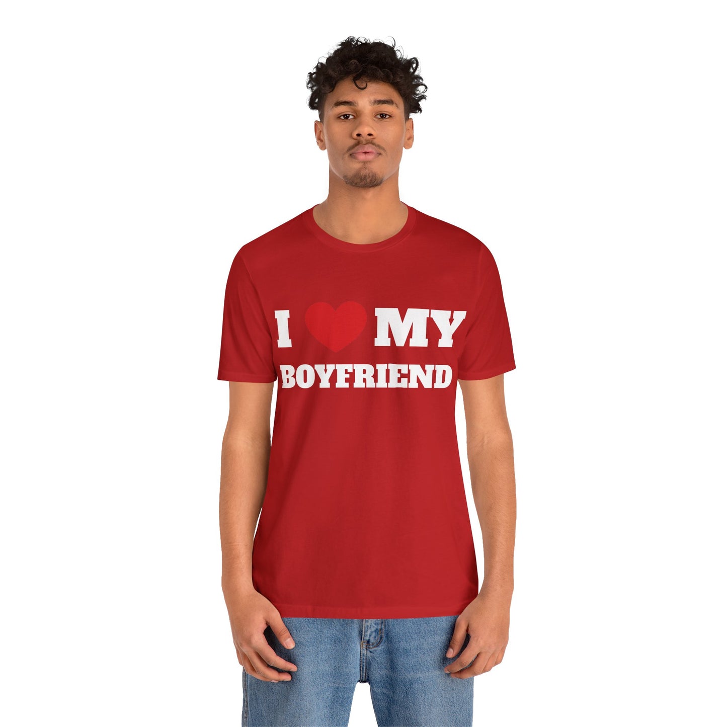 I Heart My BF Unisex Short Sleeve Tee