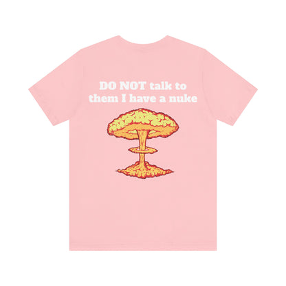 I Heart My Partner Nuke Unisex Short Sleeve Tee