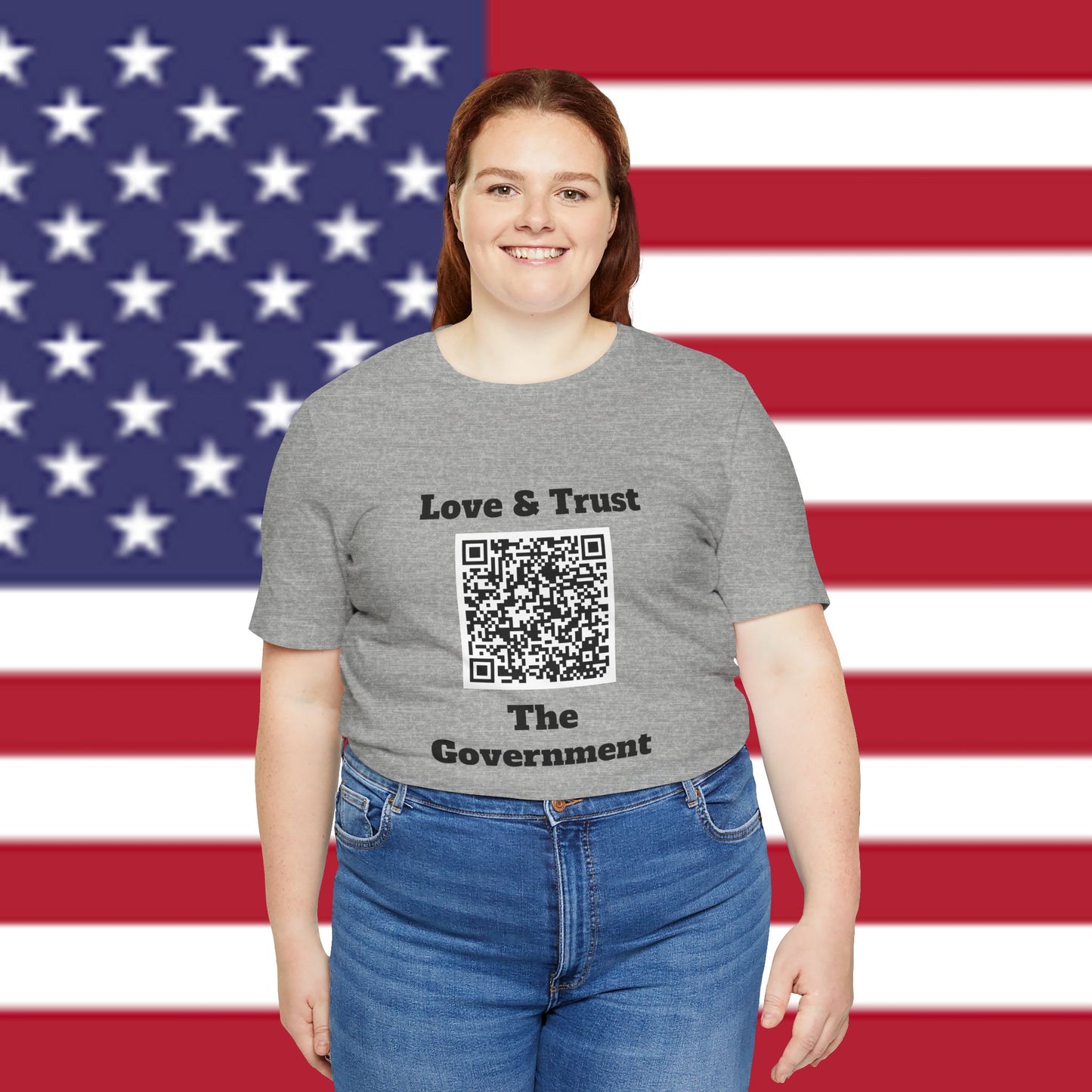 Love & Trust The Government Unisex Short Sleeve Tee