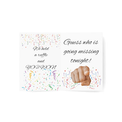 You Won! Greeting Cards