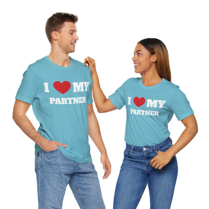 I Heart My Partner They Have Nukes Unisex Short Sleeve Tee