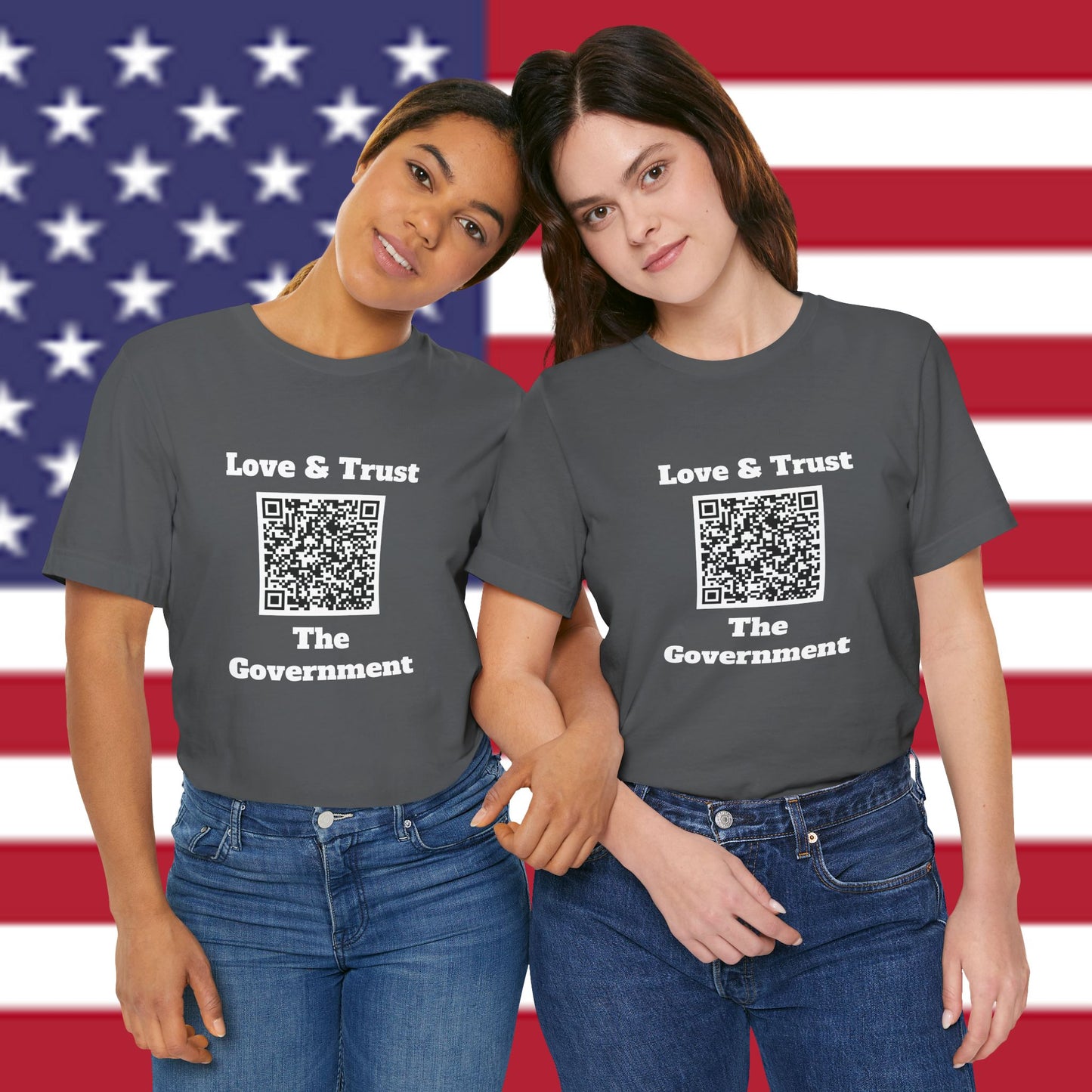 Love & Trust The Government Unisex Short Sleeve Tee