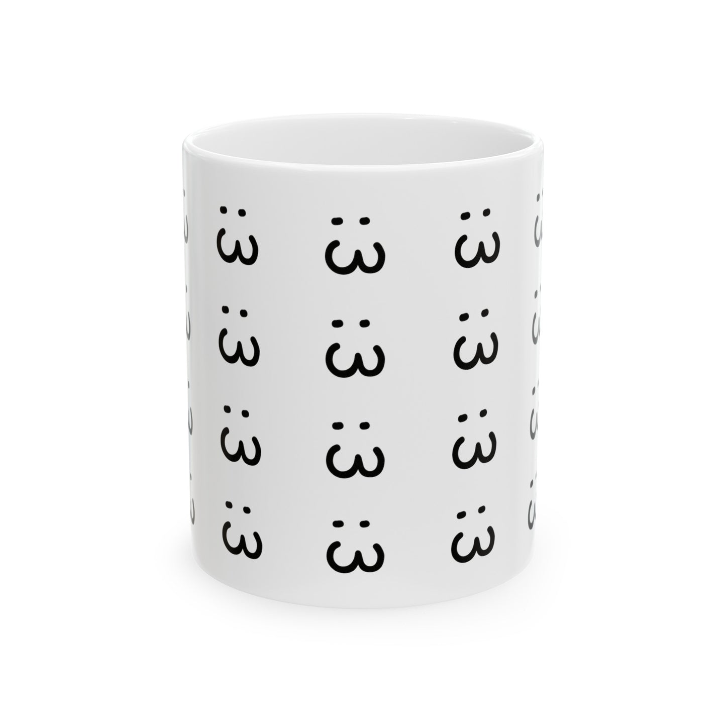:3 Ceramic Mug, 11oz