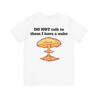 I Heart My Partner Nuke Unisex Short Sleeve Tee