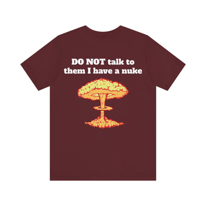 I Heart My Partner Nuke Unisex Short Sleeve Tee