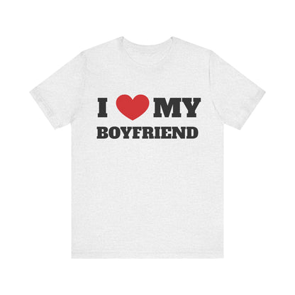 I Heart My BF Unisex Short Sleeve Tee