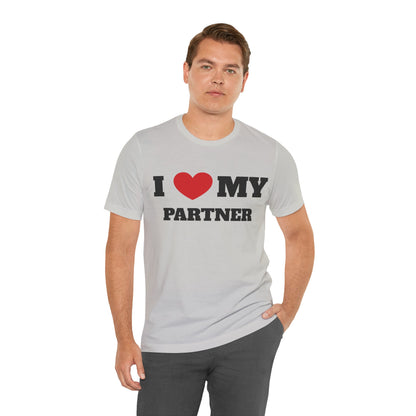 I Heart My Partner They Have Nukes Unisex Short Sleeve Tee