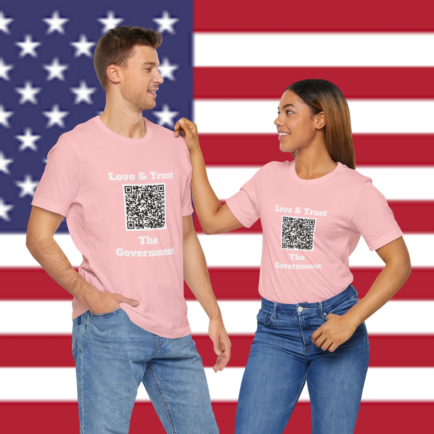 Love & Trust The Government Unisex Short Sleeve Tee